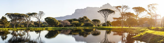Beautiful Holiday Lake Landscape